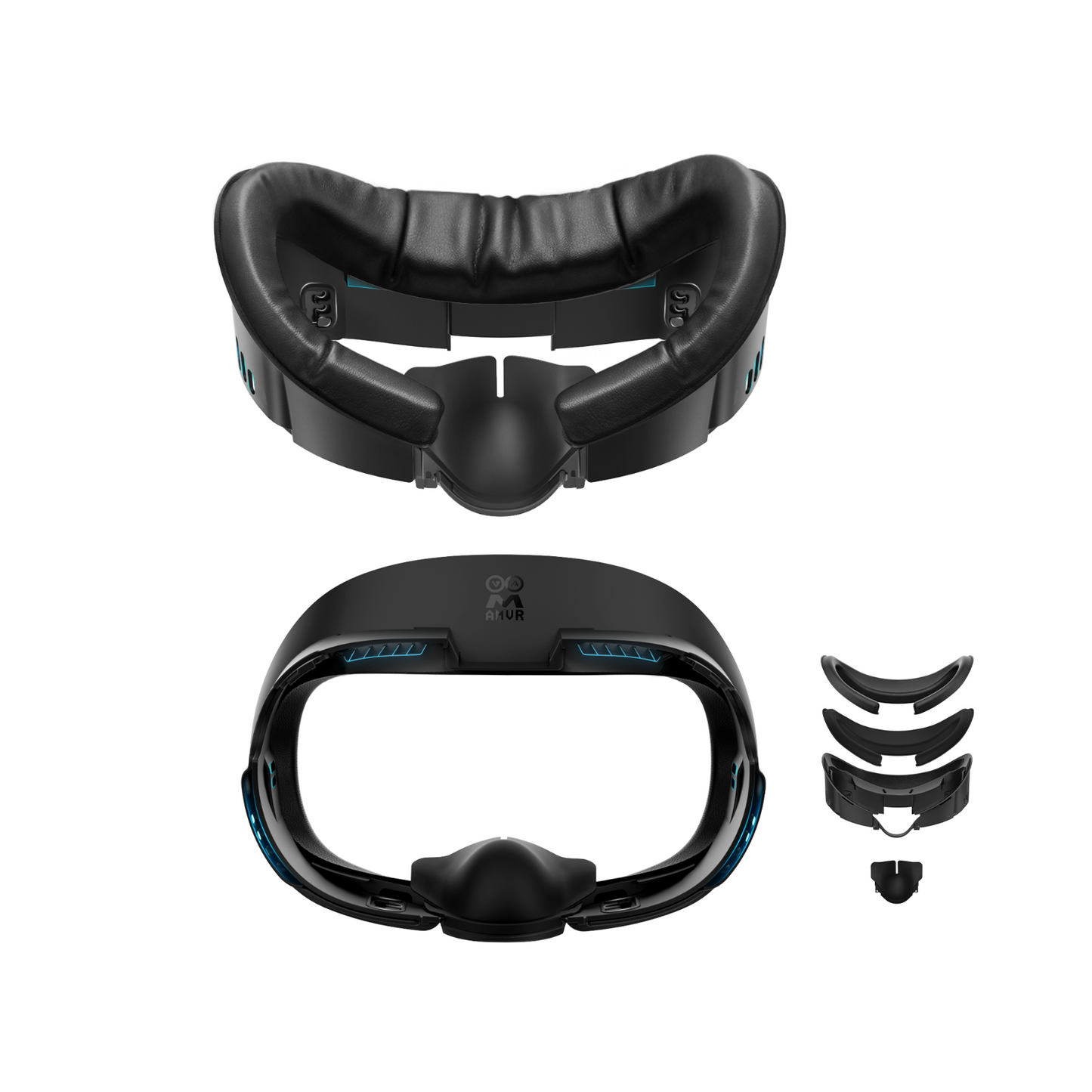 AMVR Q3FC1 Facial Interface for Meta Quest 3 with Depth Adjustment and Ventilation