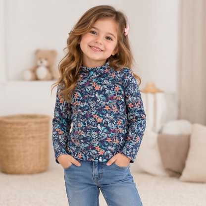 Lupilu Girls Long Sleeve Turtleneck T-Shirt