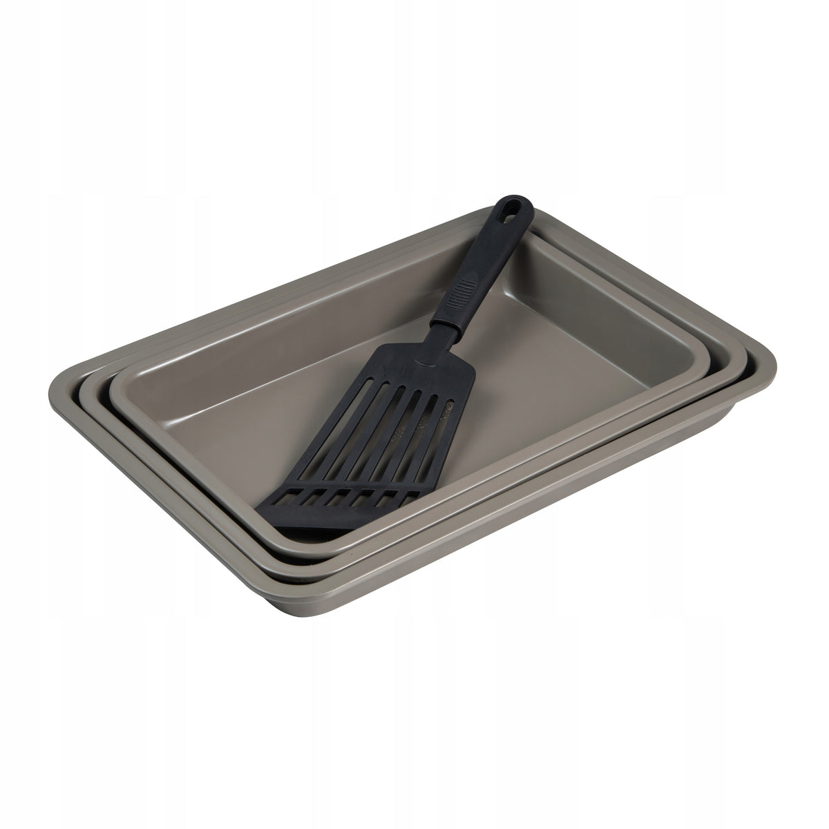 Bergner Baking Moulds 4-Piece Carbon Steel Set