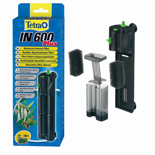 Tetra IN 600 Plus High-Performance Internal Aquarium Filter for 50-100L Tanks