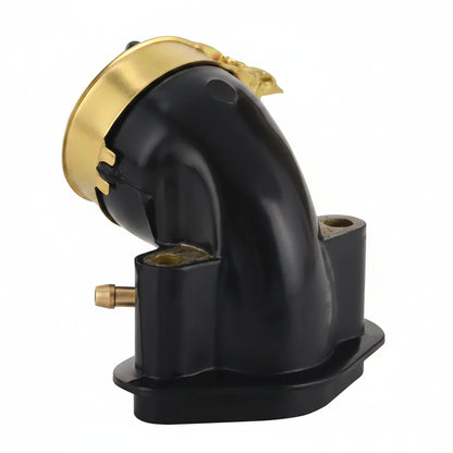 OxoxO 90 Degree Intake Manifold Hose Compatible with GY6 49cc 50cc Scooter/Moped/ATV