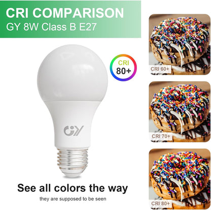GY Ultra 8W E27 LED Bulb 1521 Lumens 3000K–6500K