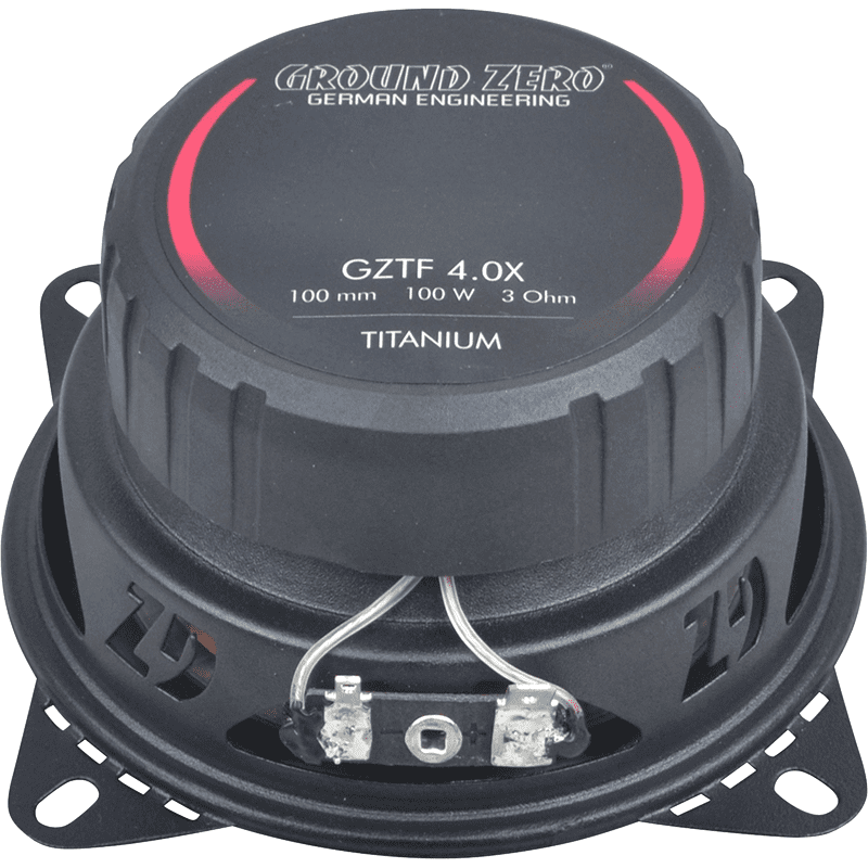 Ground Zero GZTF 4.0X 4‑Inch 2‑Way Coaxial Speaker for Trucks and Buses