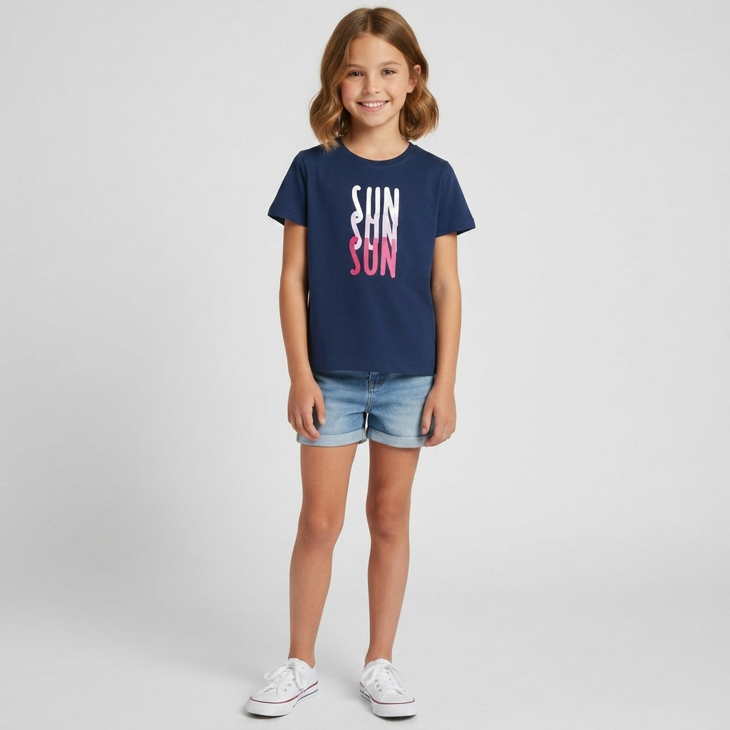 Pepperts Kids' Printed Cotton T-Shirt