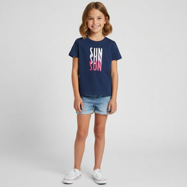 Pepperts Kids' Printed Cotton T-Shirt