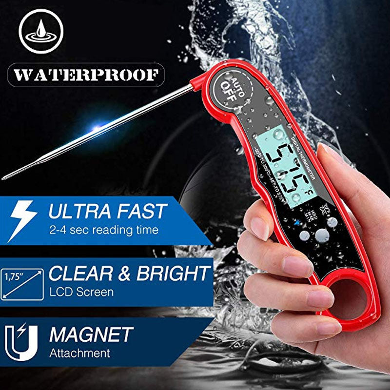 DT-68 Digital Food Thermometer with Foldable Probe