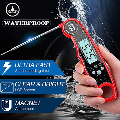 DT-68 Digital Food Thermometer with Foldable Probe