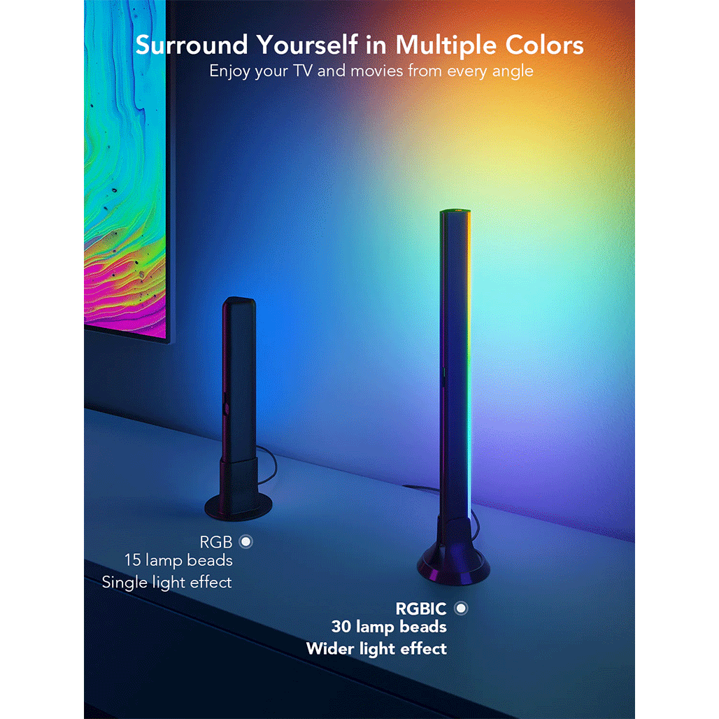 Govee RGBIC TV Light Bars for 45-70 Inch TVs