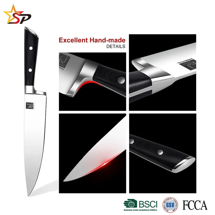 Premium 8-Inch German High Carbon Stainless Steel Professional Chef Knife