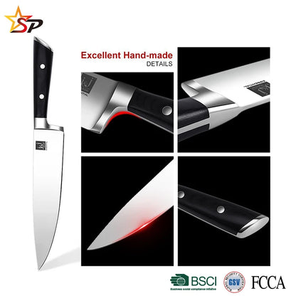Premium 8-Inch German High Carbon Stainless Steel Professional Chef Knife