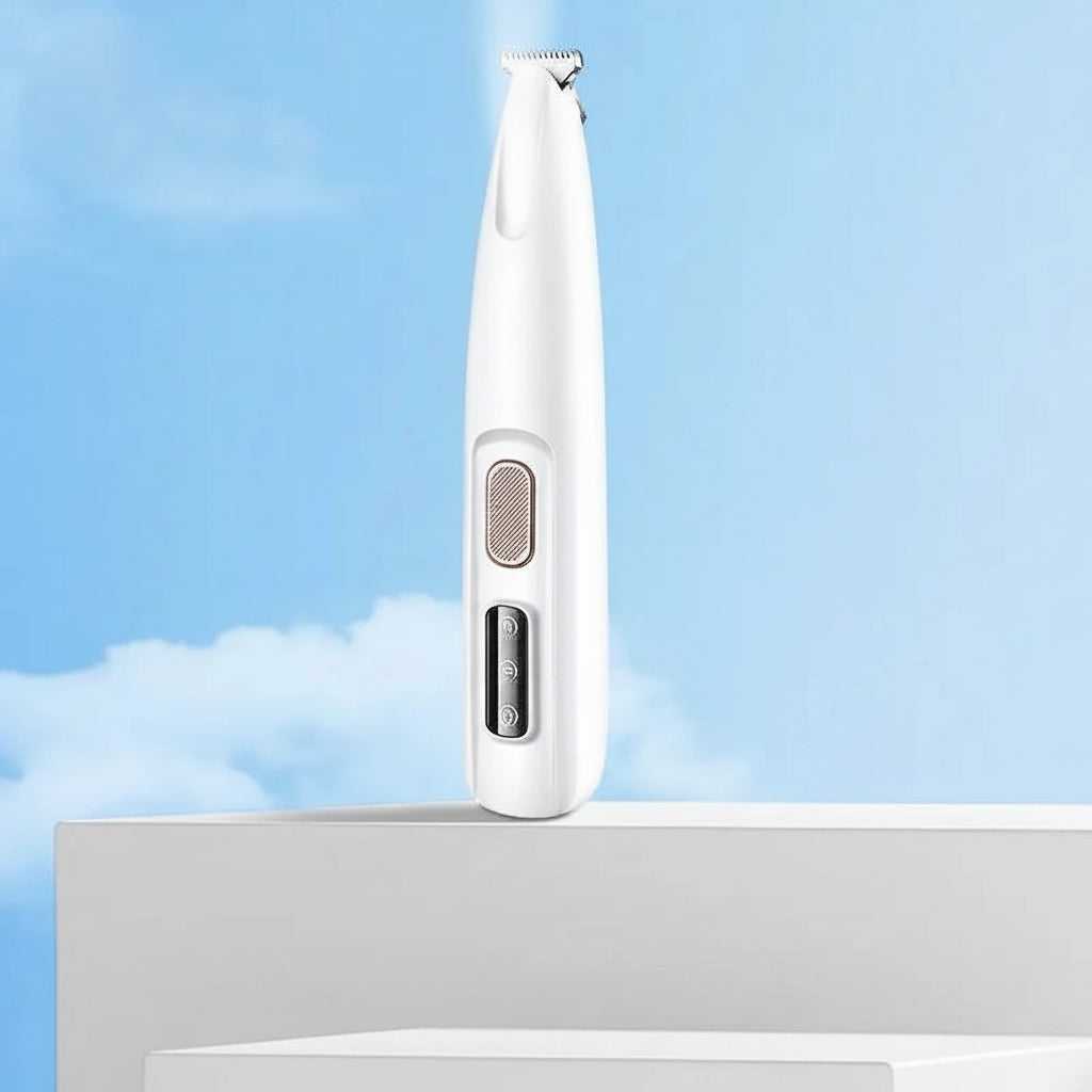 Battery Powered Pet Grooming Clipper Wide Cutter Head Plastic Hair Remover for Cats Dogs