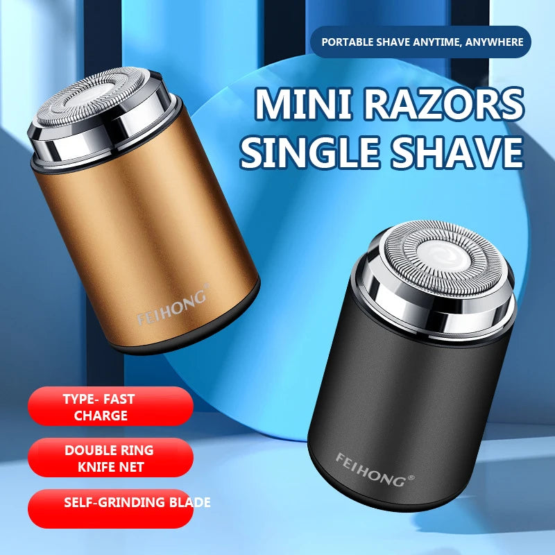 FH003 Mini Turbo Six-Blade Waterproof Electric Shaver for Men