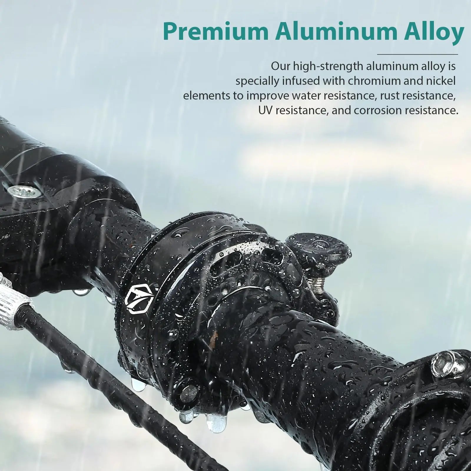 Aluminum Bike Bell 110dB Loud Sound for 22.2-31.8mm Handlebars