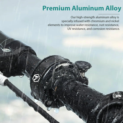 Aluminum Bike Bell 110dB Loud Sound for 22.2-31.8mm Handlebars