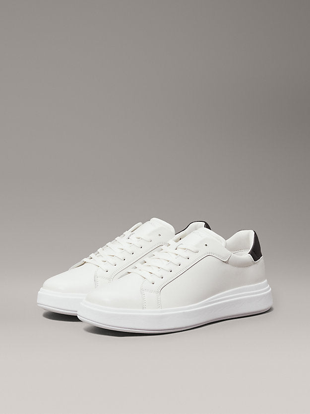 Men's Premium Leather Trainers: Ultimate Comfort, Stylish Design, Durable Rubber Sole