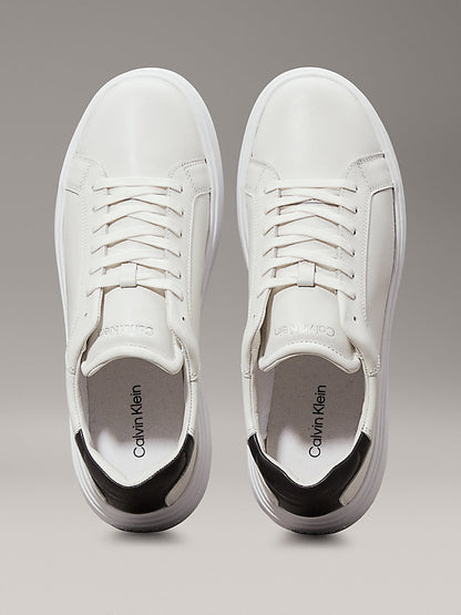 Men's Premium Leather Trainers: Ultimate Comfort, Stylish Design, Durable Rubber Sole