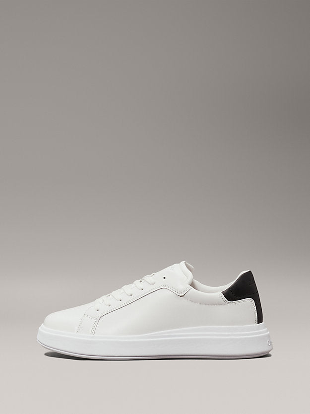 Men's Premium Leather Trainers: Ultimate Comfort, Stylish Design, Durable Rubber Sole