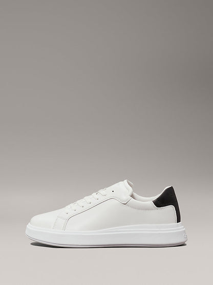 Men's Premium Leather Trainers: Ultimate Comfort, Stylish Design, Durable Rubber Sole