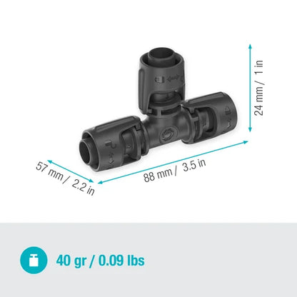GARDENA 13201-26 13 mm Micro-Drip-System T-Joint 2-Pack