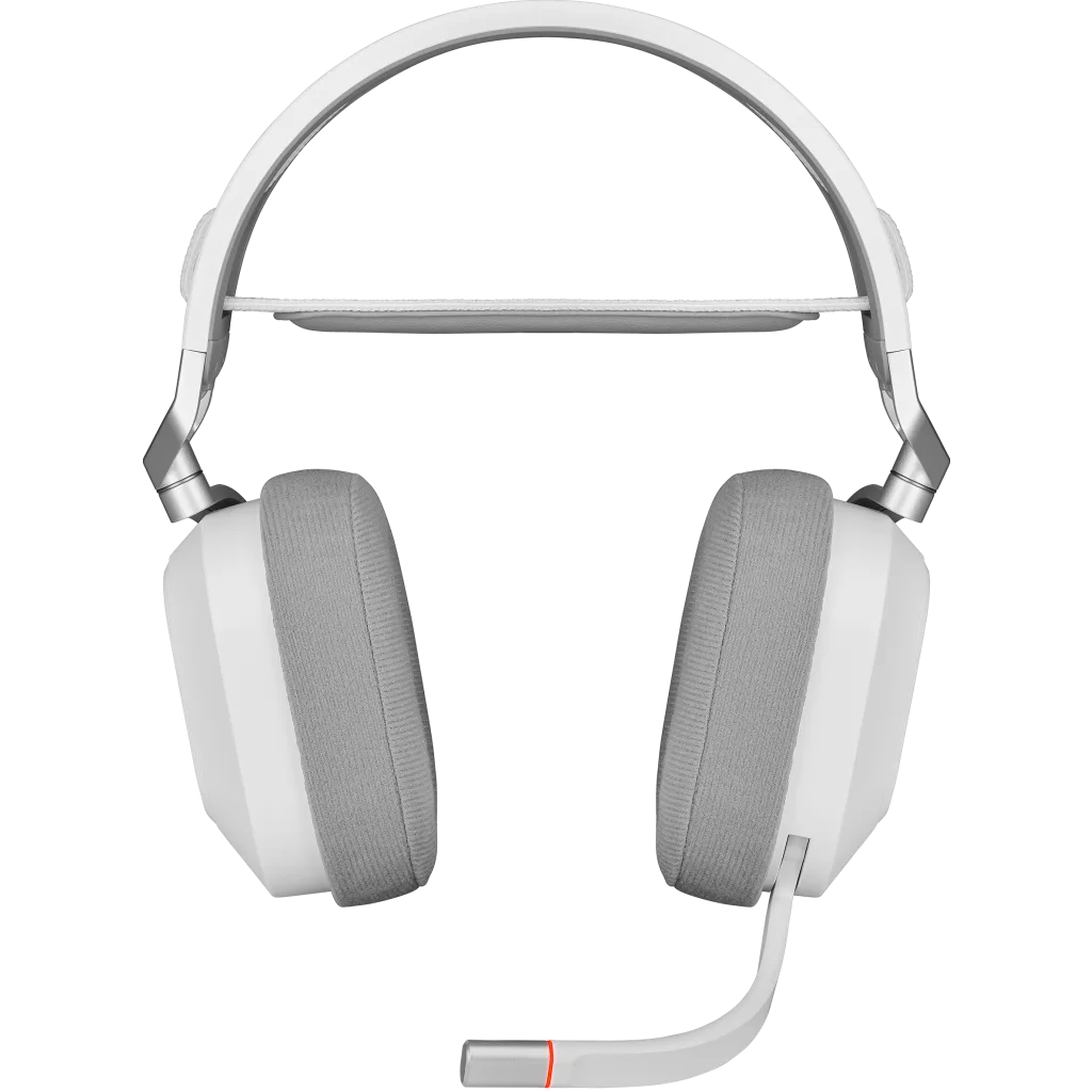 Corsair HS80 RGB Wireless Premium Gaming Headset with Spatial Audio - White