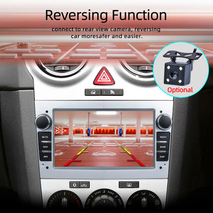 7\" CarPlay Android Auto 2DIN Touchscreen Stereo for Opel