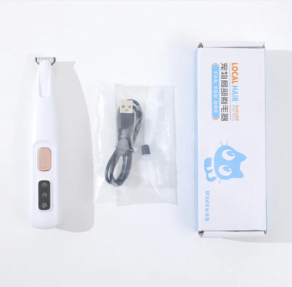 Battery Powered Pet Grooming Clipper Wide Cutter Head Plastic Hair Remover for Cats Dogs