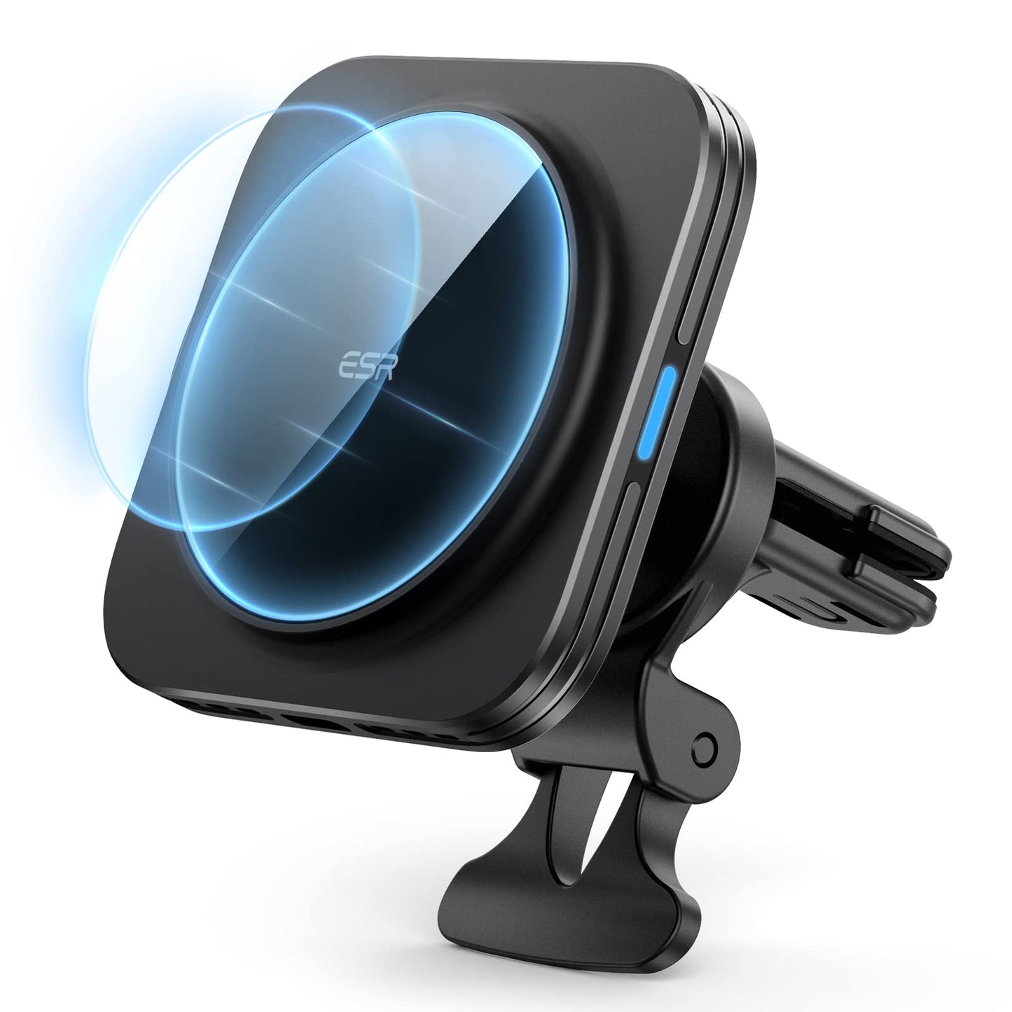 ESR HaloLock Magnetic Wireless Car Charger Mount Black