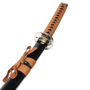 Rurouni Kenshin Anime Replica Sword – Bamboo Blade, Black Scabbard, 26"