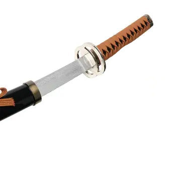 Rurouni Kenshin Anime Replica Sword – Bamboo Blade, Black Scabbard, 26"