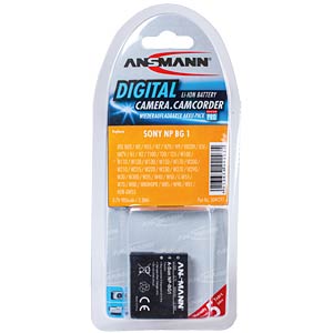 ANSMANN 5044293 Li-Ion Camera Battery 3.7V 900mAh