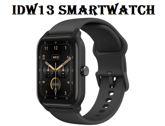 IDW13 Smartwatch: Advanced Fitness Tracker, 1.8-inch IPS Display, IP68 Waterproof