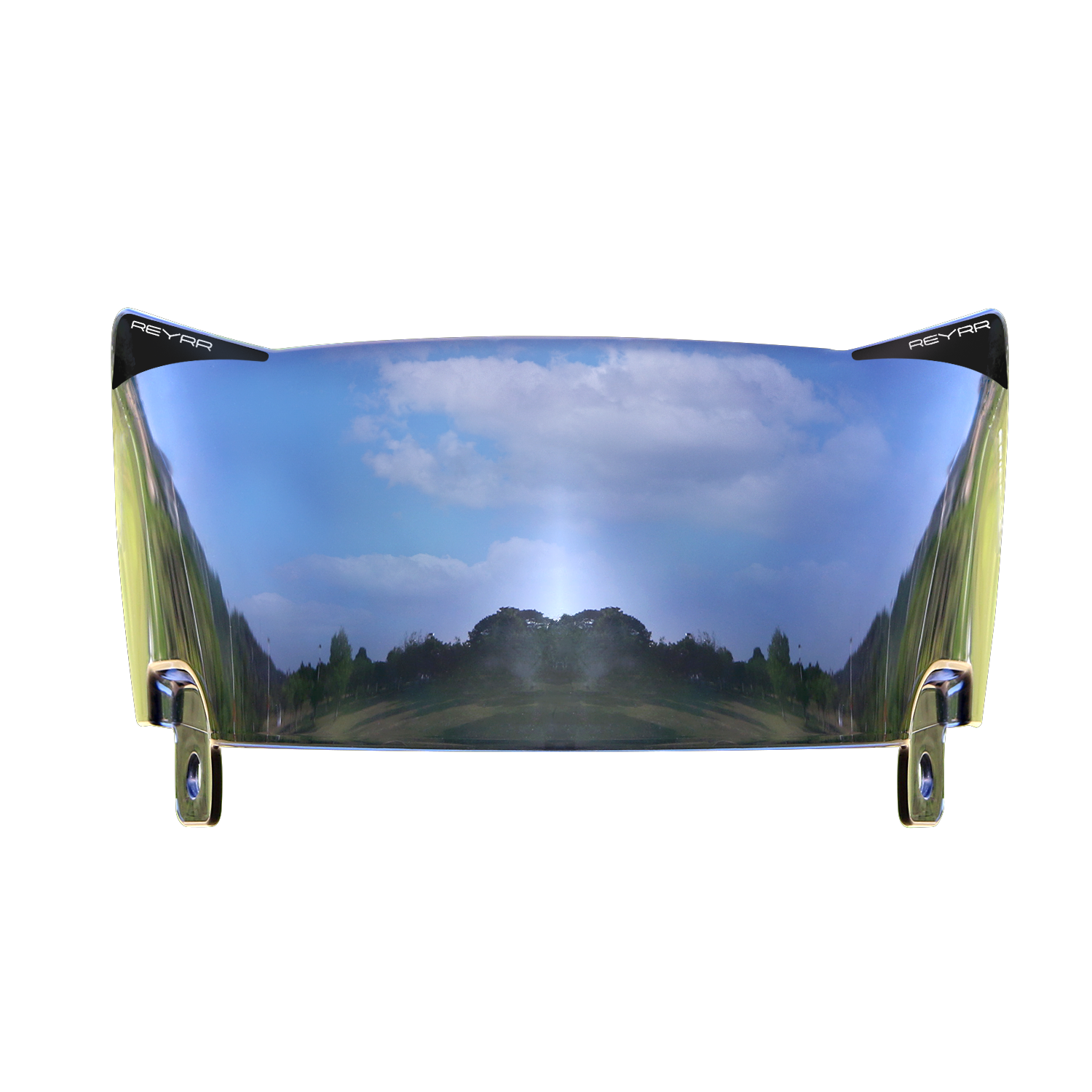 Reyrr Athletics VIZU Football Visor Midnight Black