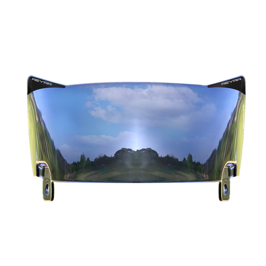 Reyrr Athletics VIZU Football Visor Midnight Black