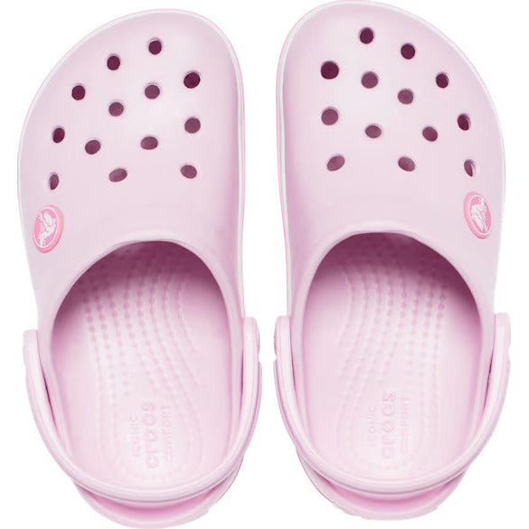Toddler Crocband™ Clog with Colorful Racing Stripe, Lightweight Comfort