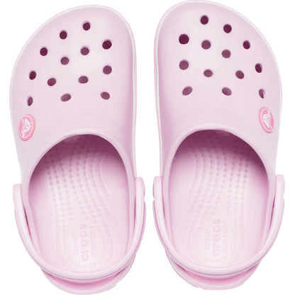 Toddler Crocband™ Clog with Colorful Racing Stripe, Lightweight Comfort