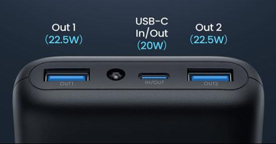 INIU 20000mAh 22.5W PD Fast-Charging Power Bank