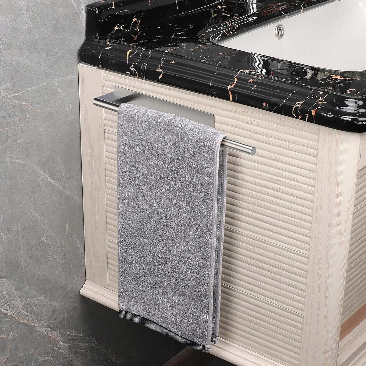 Ibergrif M34453A Self-Adhesive Towel Rail 39cm