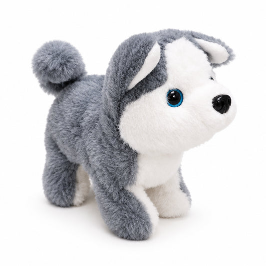 Interactive Walking and Barking Plush Dog Toy