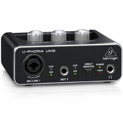 Behringer UM2 U-PHORIA 2x2 USB Audio Interface