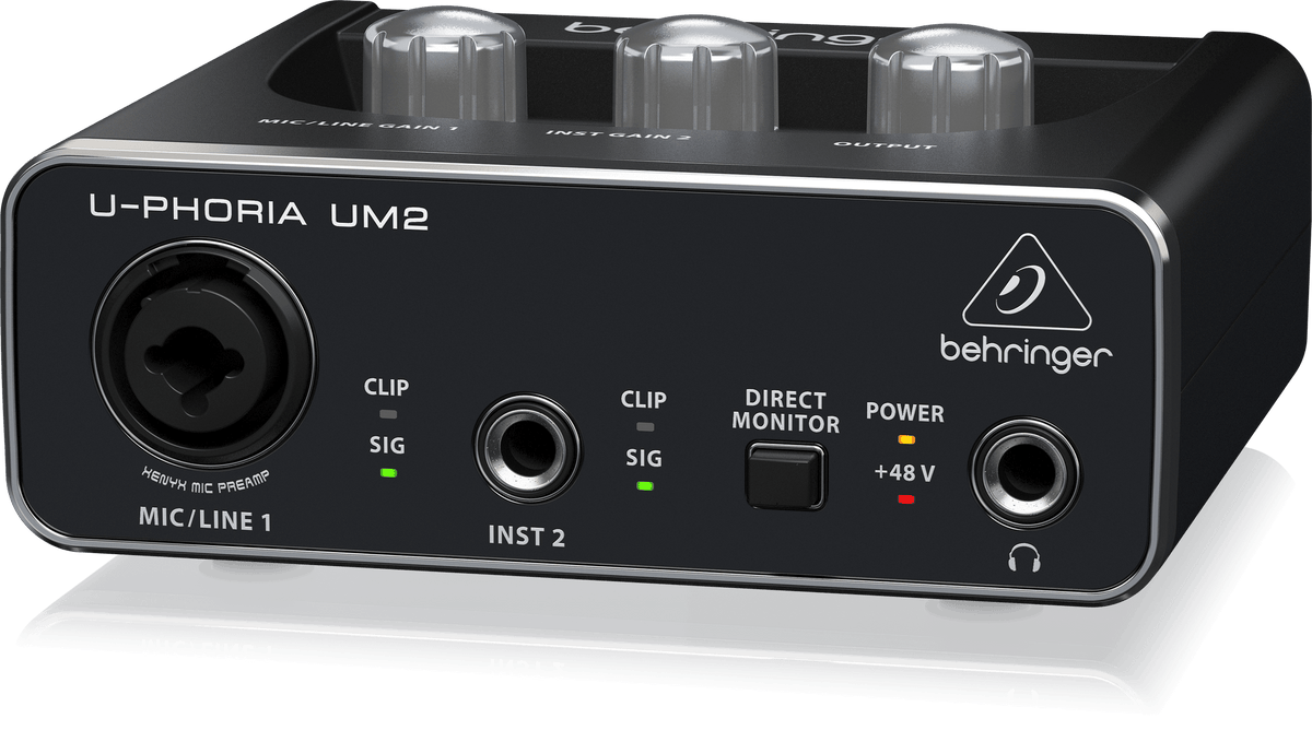 Behringer UM2 U-PHORIA 2x2 USB Audio Interface