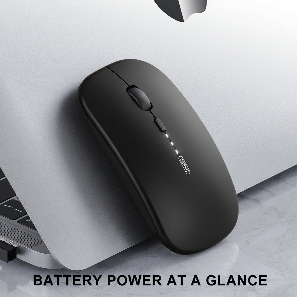 Inphic M1P Ultra Slim 2.4G Wireless Mouse Rechargeable Silent