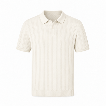 LIVERGY Men's Knitted Polo Shirt