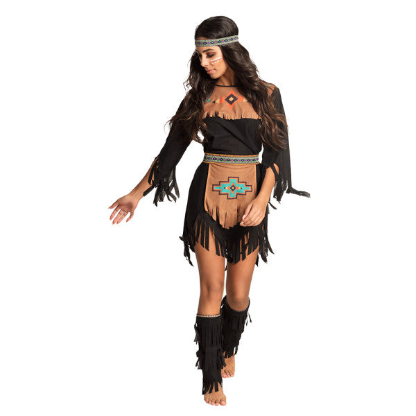 Wild She-Wolf Native American Inspired Women's Costume Dress - Size 36/38