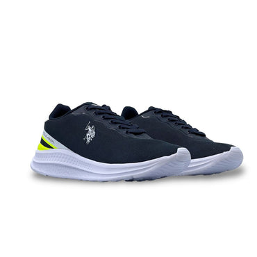 U.S. Polo Assn Dark Blue Men's Low‑Top Eco‑Velvet Sneaker