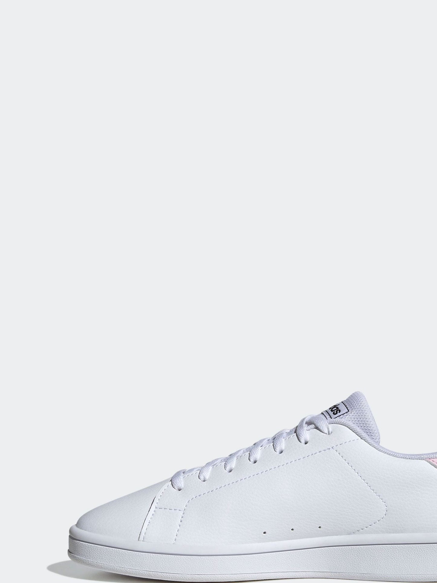 adidas White Urban Courts Retro-Inspired Lightweight Breathable Comfort Sneakers