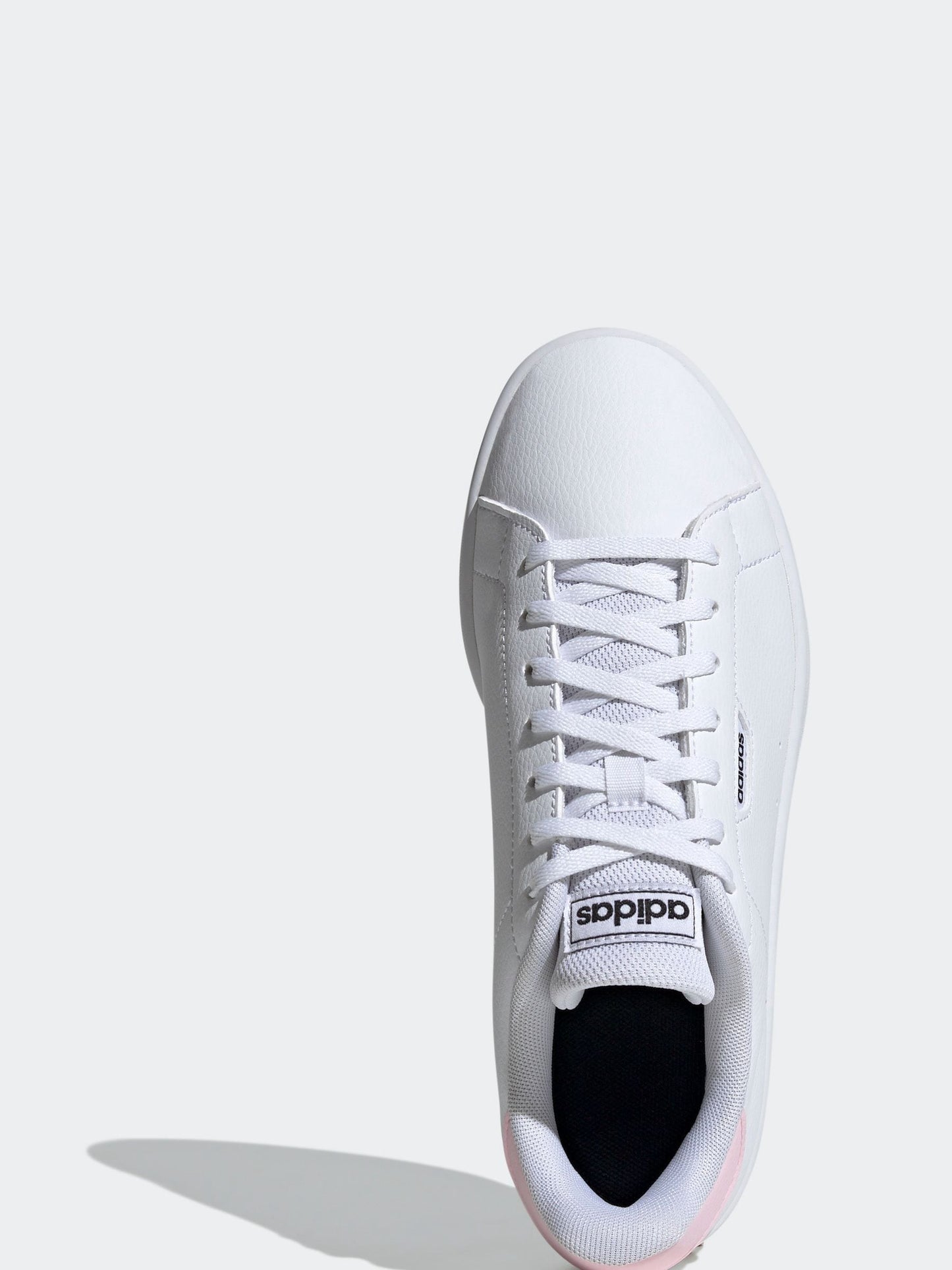 adidas White Urban Courts Retro-Inspired Lightweight Breathable Comfort Sneakers