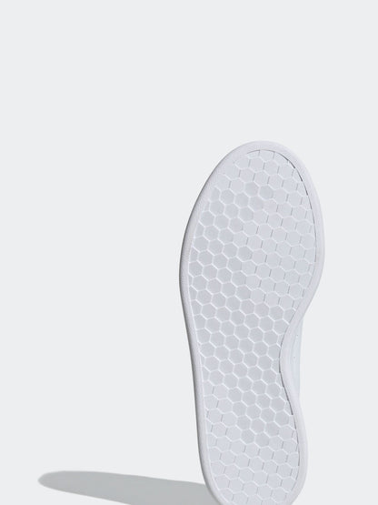 adidas White Urban Courts Retro-Inspired Lightweight Breathable Comfort Sneakers