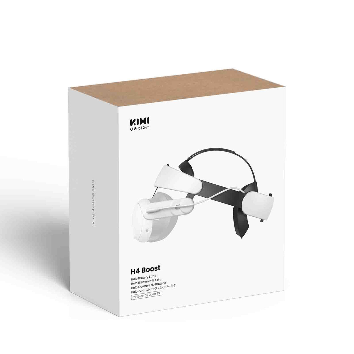KIWI design H4 Boost Halo Battery Strap for Meta Quest 3/3S