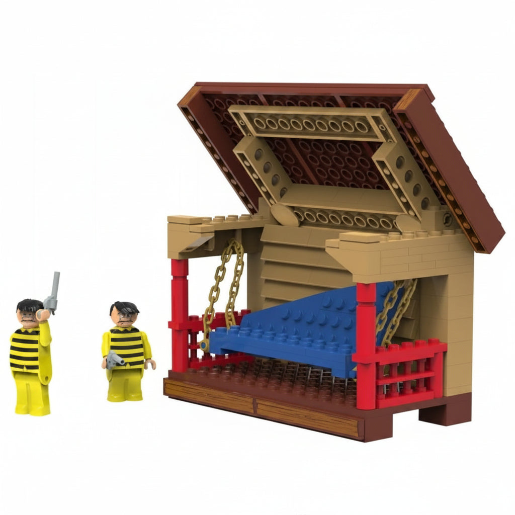 Playtive Clippys Lucky Luke Veranda Building Set 169pc