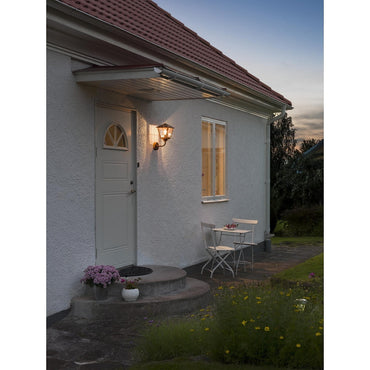 Fenix E27 Max 60W Copper Outdoor Wall Luminaire Smoked Acrylic Glass